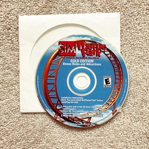 CD-ROM game: Sim Theme Park - Gold Edition